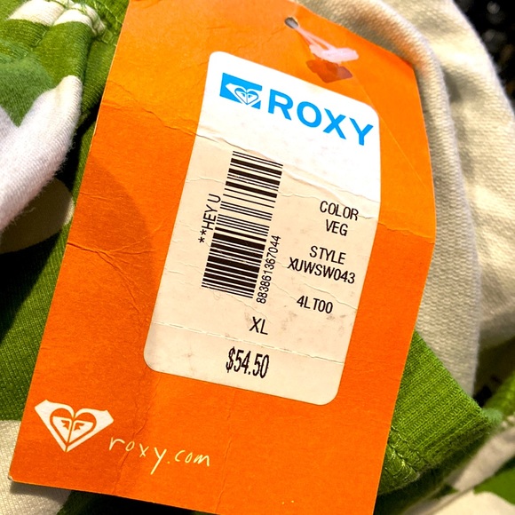 Roxy Bathing Suit Beach Cover Up V Neck Dress Floral Print XL NWT Surf & Skate - Picture 4 of 6